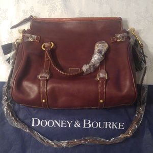 Plum Dooney & Bourke Florentine Medium Satchel